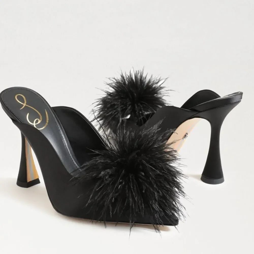 Sam Edelman ANTHONY FEATHER MULE PUMP